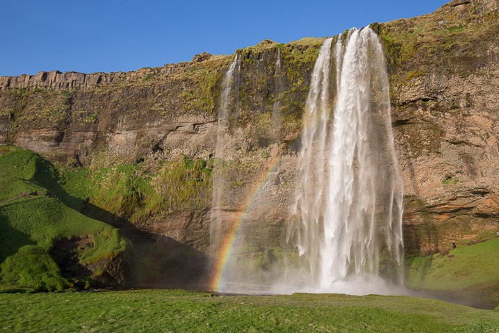 Landschaft Seljalandfoss